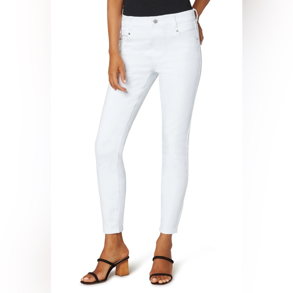 Stitch Fix Liverpool Gia Glider Ankle Skinny Jeans White 2/26 Minimalist Casual